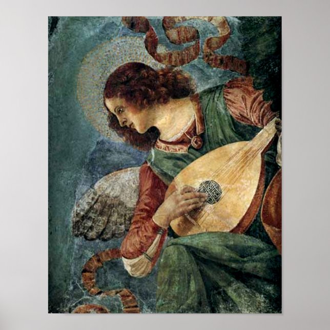 Angel Musician Poster (Framsidan)