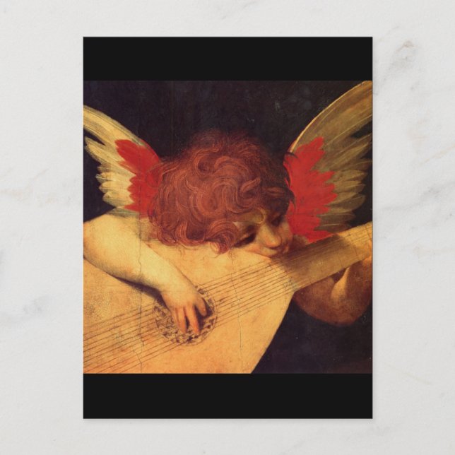 Angel Musician, Rosso Fiorentino Christian Vykort (Framsida)