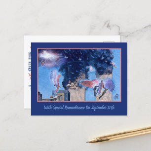 Angel - när Bough Breaks Remembran Postcard Vykort