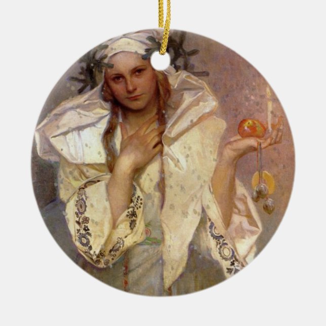 Angel Noel en Amerique Julgransprydnad Keramik (Framsidan)