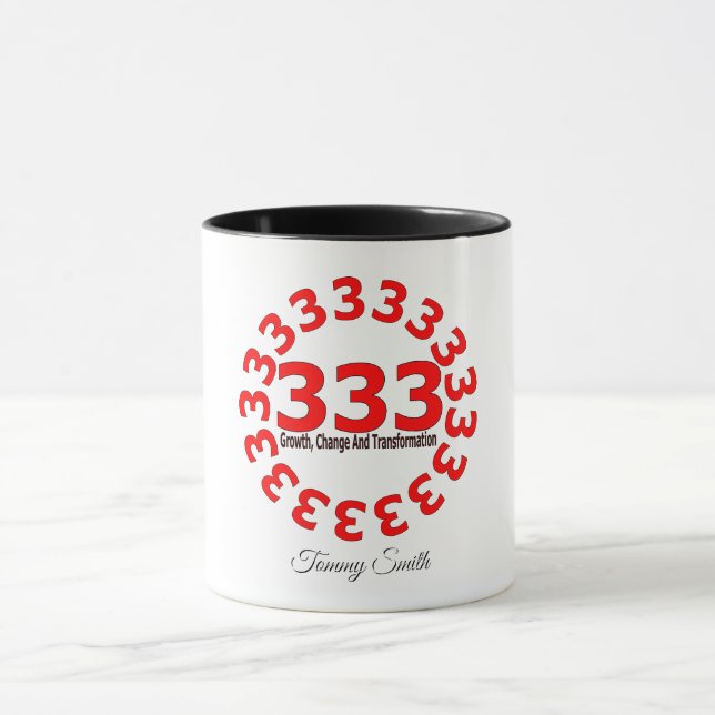 Angel Number 333 - Balance & Divine Guidance Mugg (Center)