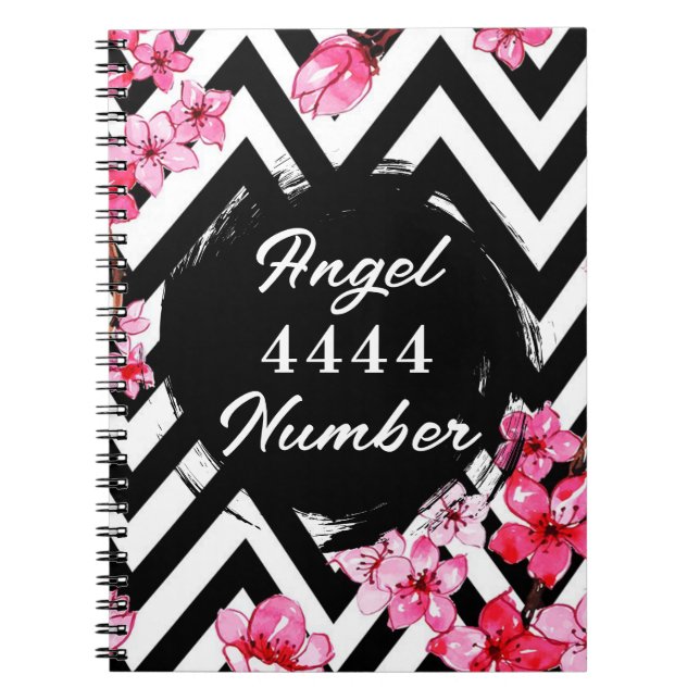 Angel Numberr "4444" Anteckningsbok (Framsidan)