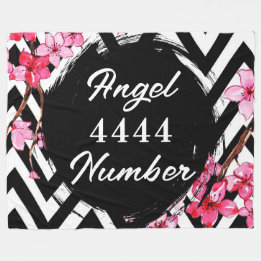 Angel Numberr "4444" Fleecefilt