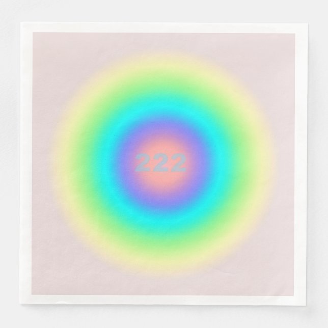 Angel Numbers 222 - Balans och harmoni Pappersservett (Framsida)