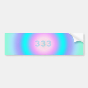 Angel Numbers 333 - Kreativitet och handling Bildekal