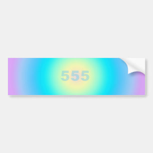Angel Numbers 555 - Ändringar på horisonten Bildekal