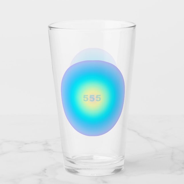 Angel Numbers 555 - Nya början Glaskopp (Framsida)