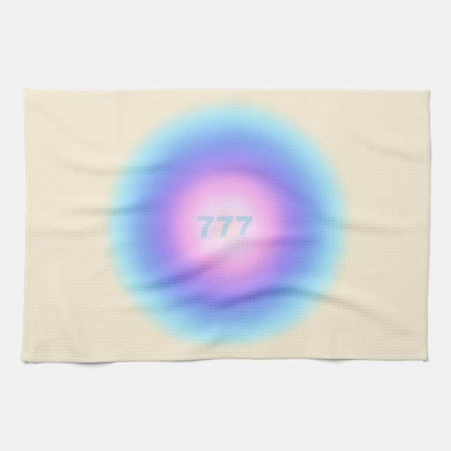 Angel Numbers 777 - Bra Fortune Kökshandduk (Horisontell)