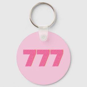 Angel Numbers 777 Nyckelring