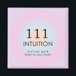 Angel Numbers Numerology 111 Intuition Magnet<br><div class="desc">En uppmjukande utformning av andlig,  med nummer 111,  ett nummer som uppmuntrar dig att lyssna på ditt hjärta och lita på din tarm,  och du kommer att vara på högerna väg. Gelnummer 1111 övertoningsdesign med innebörd och nummerförklaring. Angelnummer ger.</div>