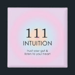 Angel Numbers Numerology 111 Intuition Magnet<br><div class="desc">En uppmjukande utformning av andlig,  med nummer 111,  ett nummer som uppmuntrar dig att lyssna på ditt hjärta och lita på din tarm,  och du kommer att vara på högerna väg. Gelnummer 1111 övertoningsdesign med innebörd och nummerförklaring. Angelnummer ger.</div>