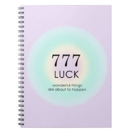 Angel Numbers Numerology 777 Tur Anteckningsbok