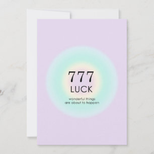 Angel Numbers Numerology 777 Tur Inbjudningar