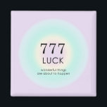 Angel Numbers Numerology 777 Tur Magnet<br><div class="desc">Uppmjukande utformning av andlig,  med nummer 777,  ett turnummer som symboliserar bra förmögenhet och tur. Angel nummer 7777 övertoningskort med innebörd och nummerförklaring. Angelnummer ger.</div>