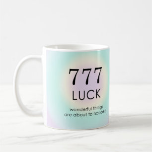Angel Numbers Numerology 777 Tur Motivational Kaffemugg