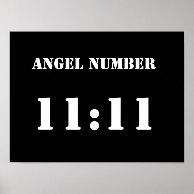 Angel Numbers Poster (Framsidan)