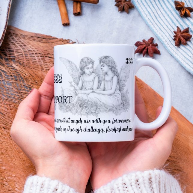 Angel nummer 333 - Support - Mugg med offert (Skapare uppladdad)