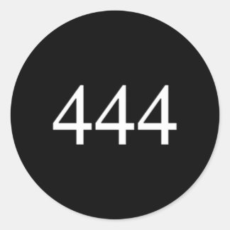 Angel nummer 444 du är skyddad på distans runt klistermärke