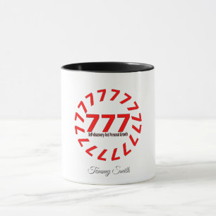 Angel nummer 777 - Tur & Andlig Awakening Mugg