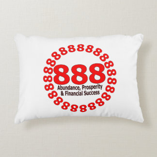 Angel nummer 888 - Abundance & Harmony Prydnadskudde