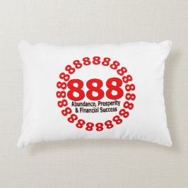 Angel nummer 888 - Abundance & Harmony Prydnadskudde