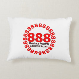 Angel nummer 888 - Abundance & Harmony Prydnadskudde
