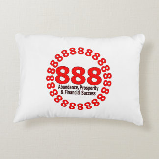 Angel nummer 888 - Abundance & Harmony Prydnadskudde