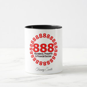 Angel nummer 888 - Abundance & Infinite Blessings Mugg