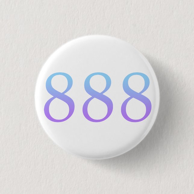Ängel Nummer 888 - Balans  Knapp (Framsida)