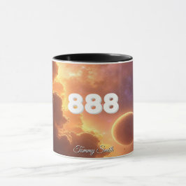 Angel nummer 888 - Manifestation & Abundance Mugg