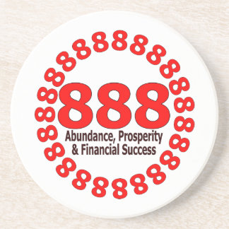 Angel nummer 888 - Välstånd och abundans Underlägg