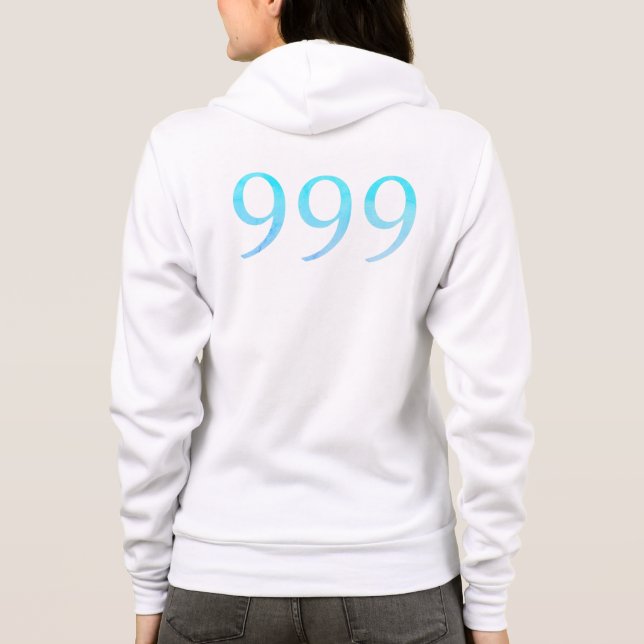 Ängel Nummer 999 - Gyllene Möjligheter T Shirt (Baksida)