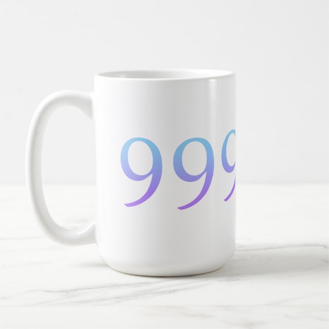 Angel nummer 999 kaffemugg (Vänster)