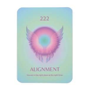 Angel Nummer Aura Magnet 222-justering