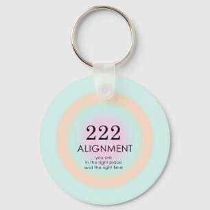 Angel Numres Numerology 222 justeringsrörelse Nyckelring