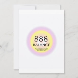 Angel Numres Numerology betyder 888 Balance Inbjudningar