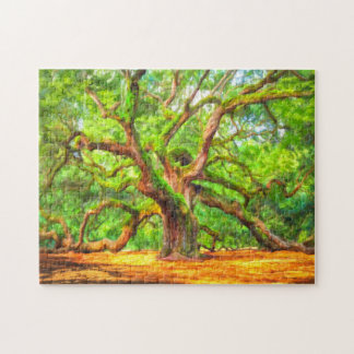 Angel Oak Jigszle Puzzle Pussel