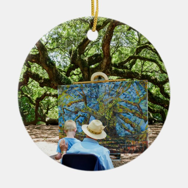 Angel Oak of Charleston Artist Ornament (Framsidan)