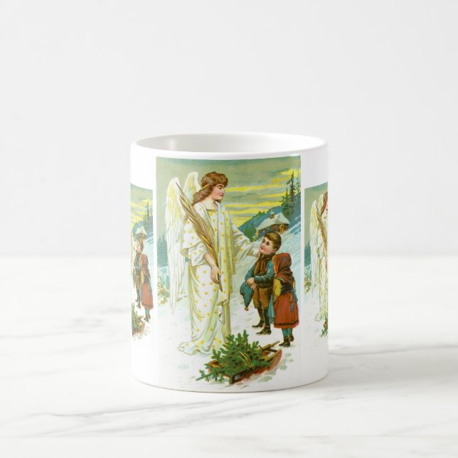 Angel och barn kaffemugg (Center)