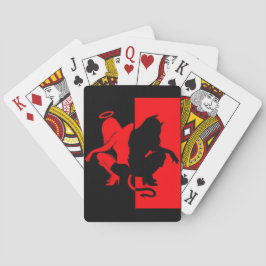 Ängel och djävul casinokort