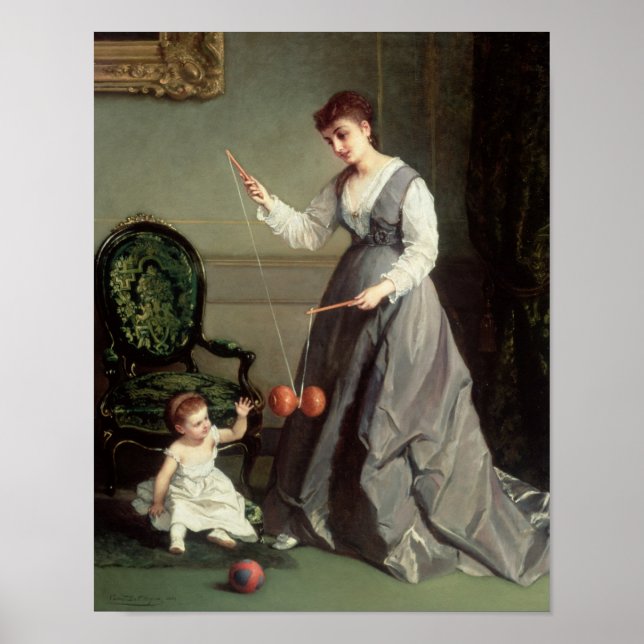 `Angel och Djävulen' eller `Spela Diabolo Poster (Framsidan)