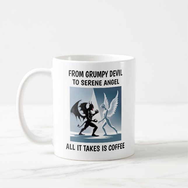 Angel och Djävulen Kaffemugg (Vänster)