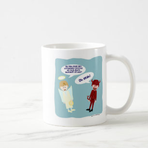Angel och Djävulen på min skulder Kaffemugg