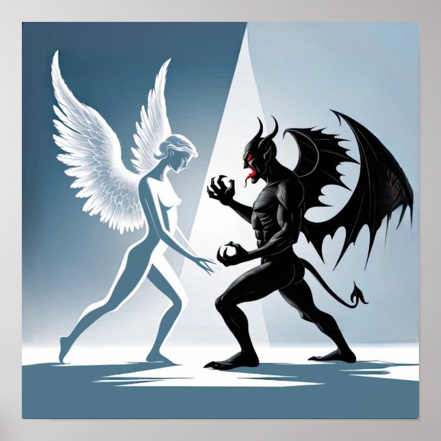 Angel och Djävulen Poster (Framsidan)