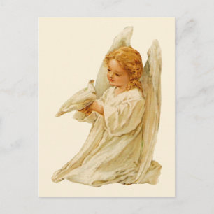 Angel och Dove Vykort