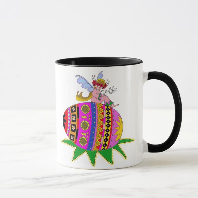 Ängel och en Pysanka Mugg (Höger)
