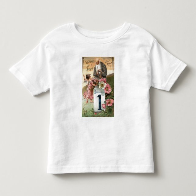 Ängel och far Time nr. 2 T Shirt (Framsida)