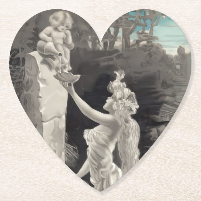 Angel och Godderas Valentine Underlägg Papper (Framsida)