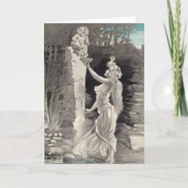 Ängel och gudinnan Alla hjärtans dag  Kort