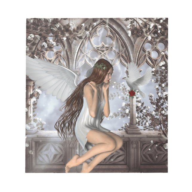 Angel och Hennes Dove Anteckningsblock (Framsida)